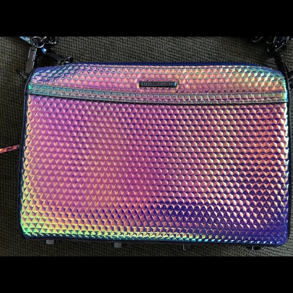 Rare NWOT Rebecca Minkoff Mac Hologram Iridescent - Picture 9 of 17